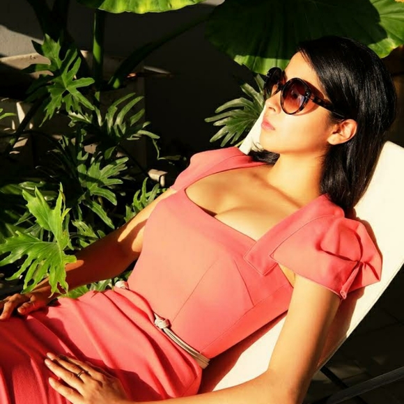 **SOLD** Roland Mouret GALAXY Dress, US12 runs small, Rose - Picture 6 of 15